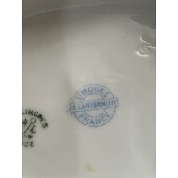 Limoge Teapot White with Gold Flowers Stamped Limoges France 9 Inches - Picture 15 of 16